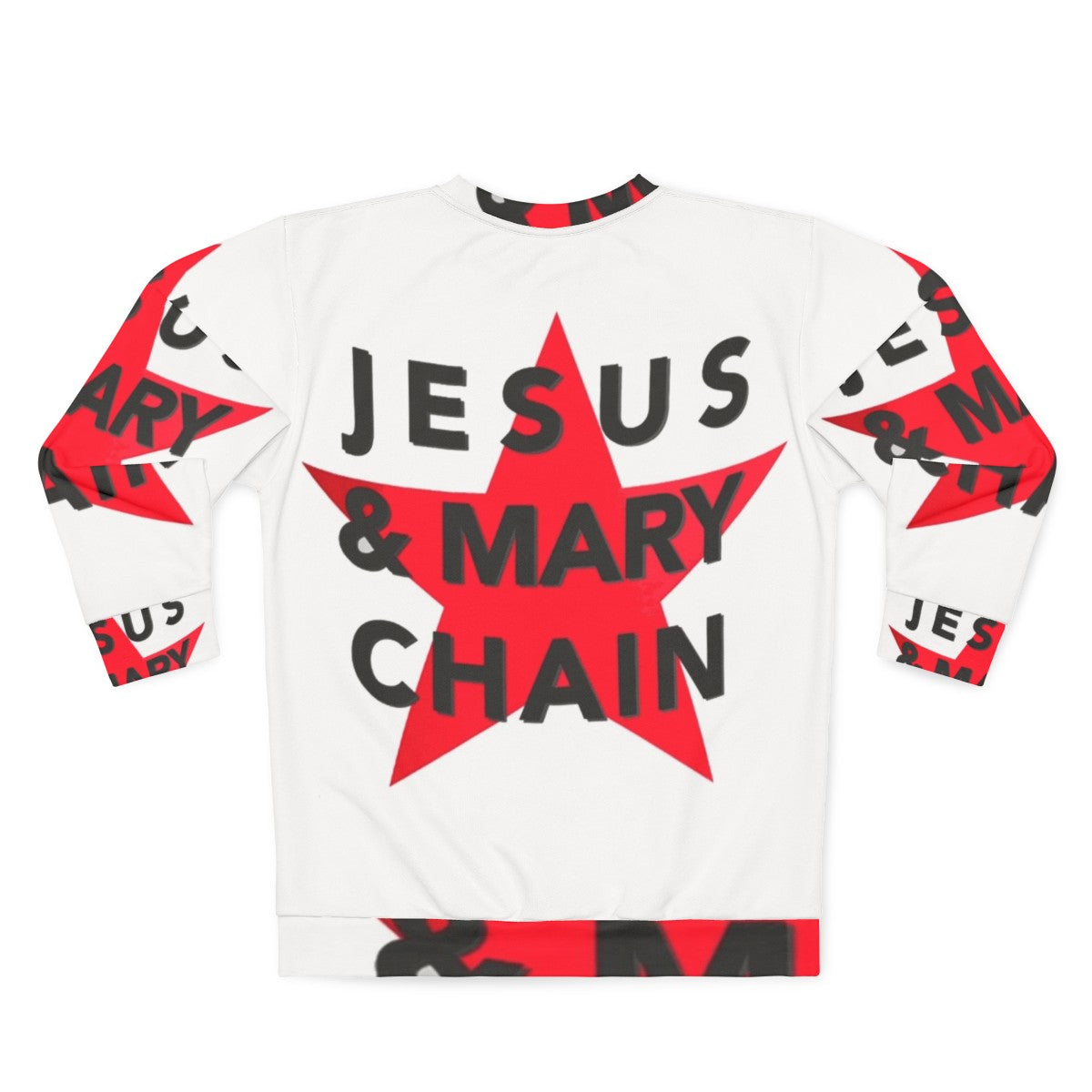 The Jesus and Mary Chain Logo Punk Rock Sweatshirt - Back