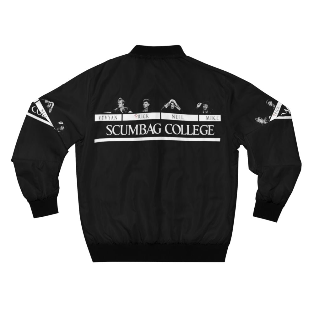 Young Ones Scumbag College 80s Punk Bomber Jacket - Back