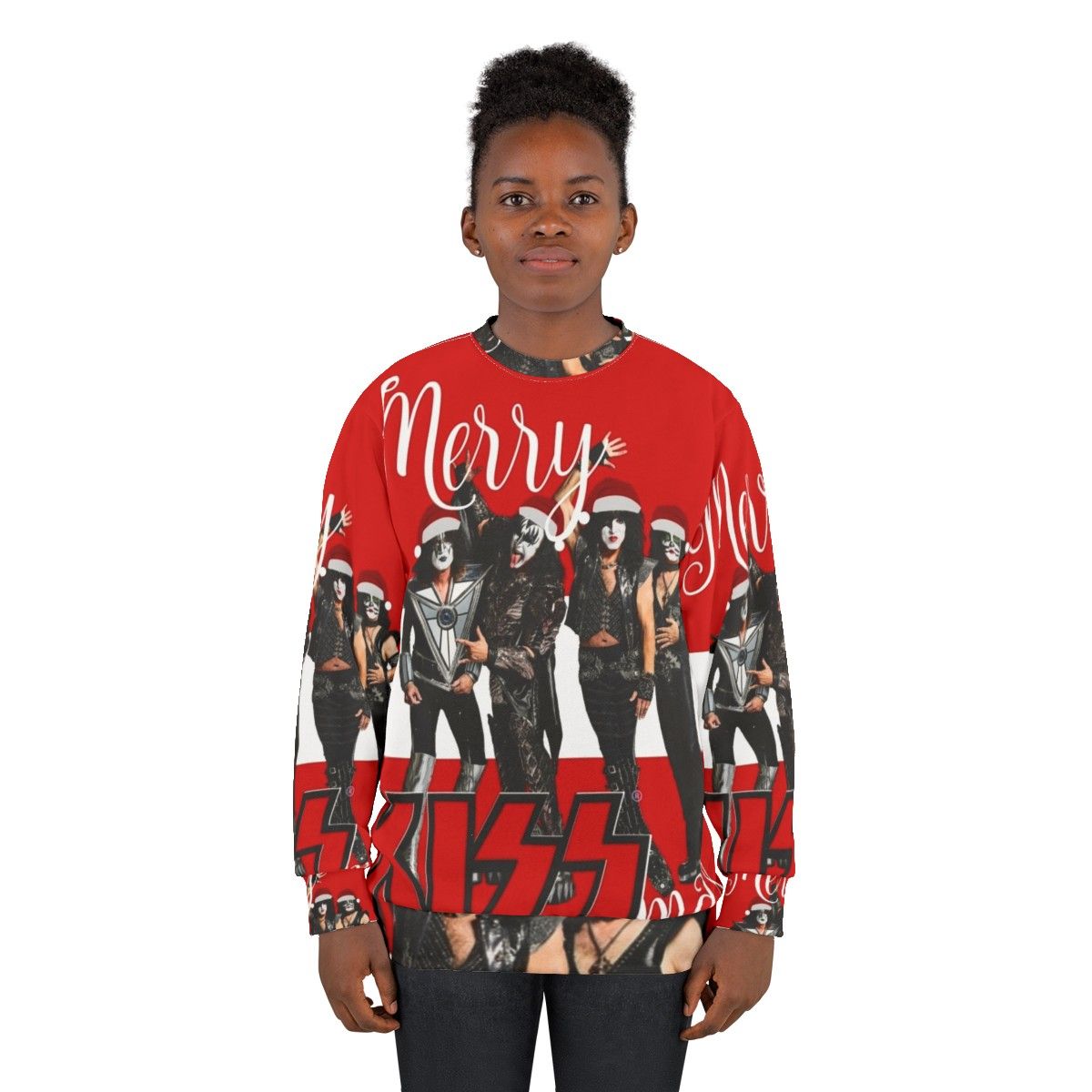 Kiss Band Merry Kissmas 2020 Holiday Sweatshirt - women