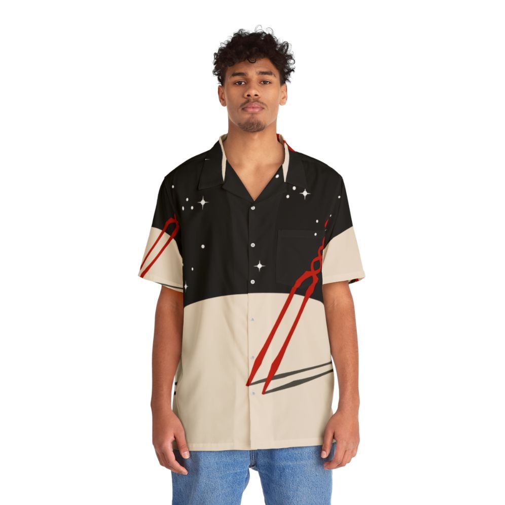 Neon Genesis Evangelion Lance of Longinus Hawaiian Shirt - People Front