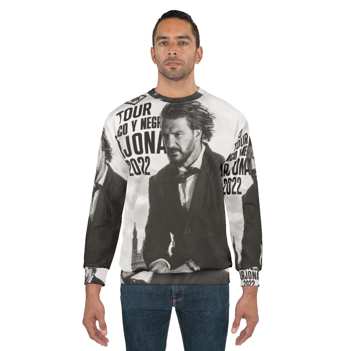 Ricardo Arjona Blanco y Negro Tour Sweatshirt - men