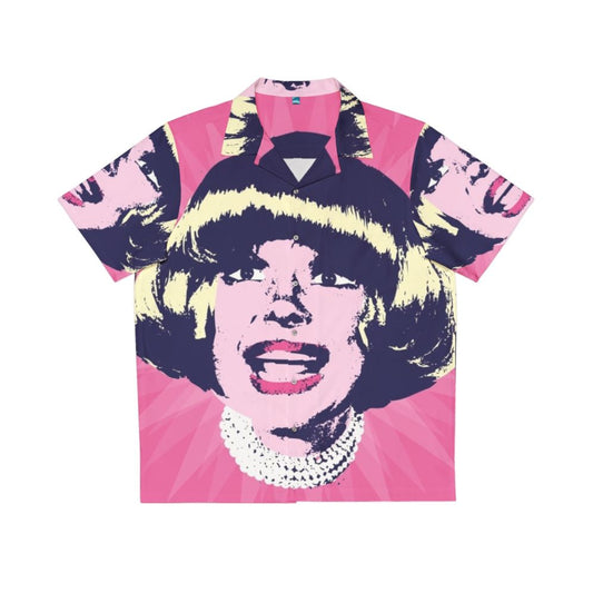 Carol Channing Pop Art Hawaiian Shirt - 80s TV Icon Tribute