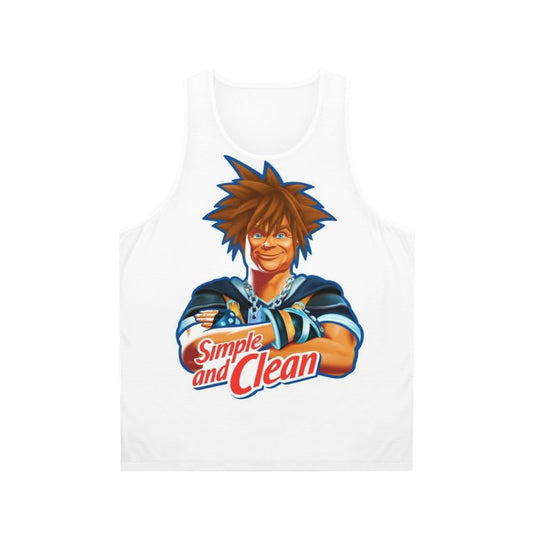 Unisex 'Simple and Clean' Kingdom Hearts Inspired Tank Top