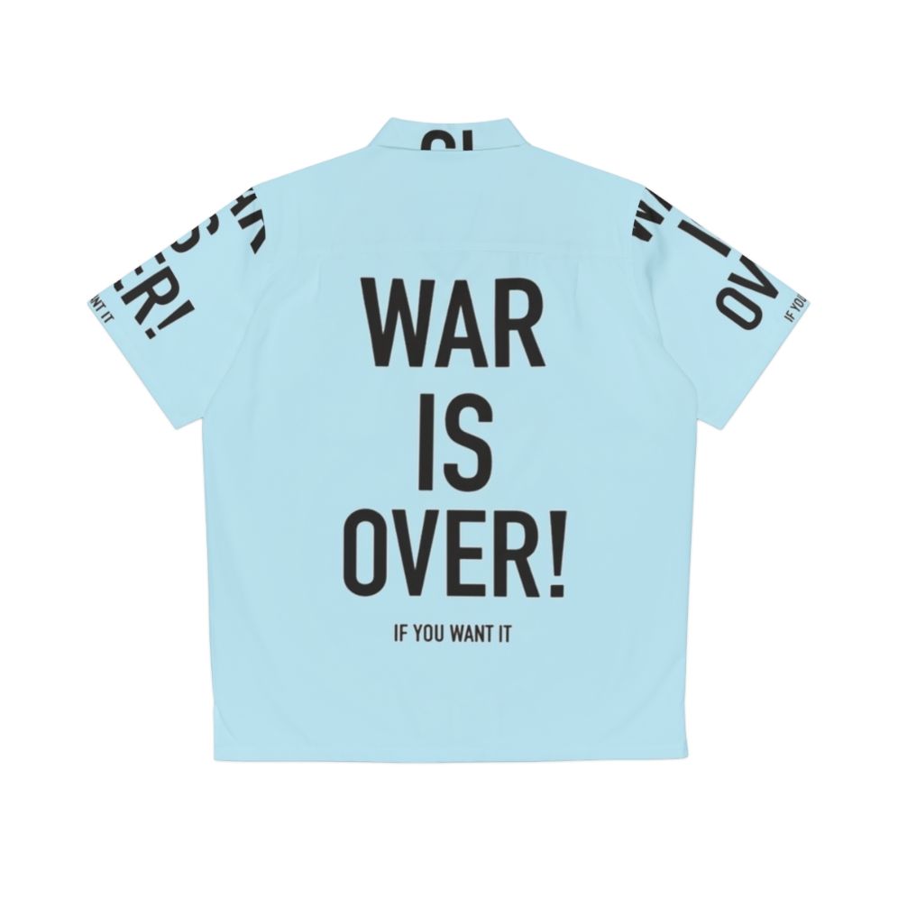 War Is Over Hawaiian Shirt - Inspired by John Lennon and The Beatles - Back