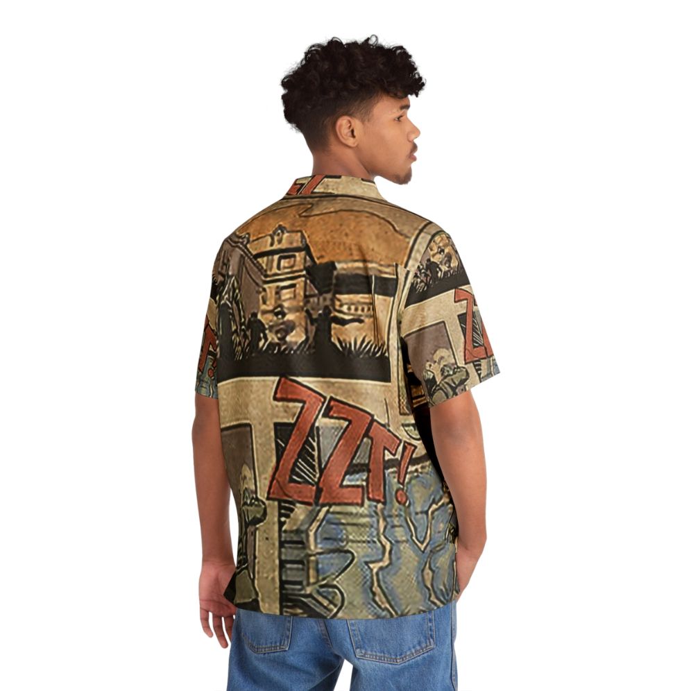 Zombie Apocalypse Hawaiian Shirt featuring Call of Duty Zombies imagery - People Back