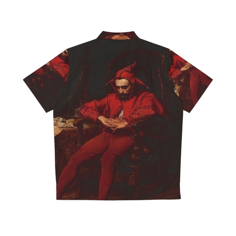 Vintage Hawaiian shirt featuring Jan Matejko's Stanczyk painting - Back