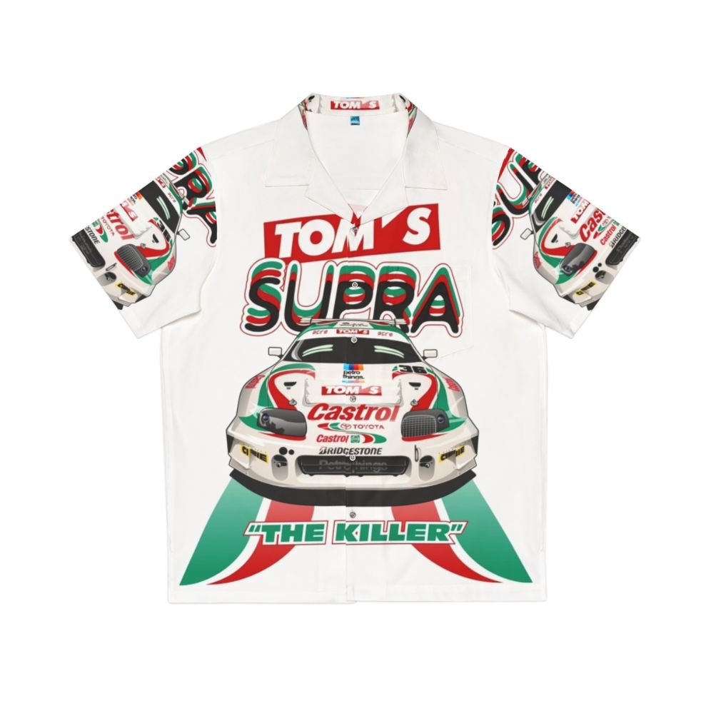 Toyota Supra Hawaiian Shirt with Retro JDM Graphics