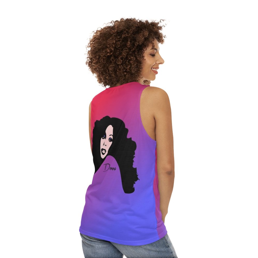 Donna Summer Pop Art Unisex Tank Top - women back