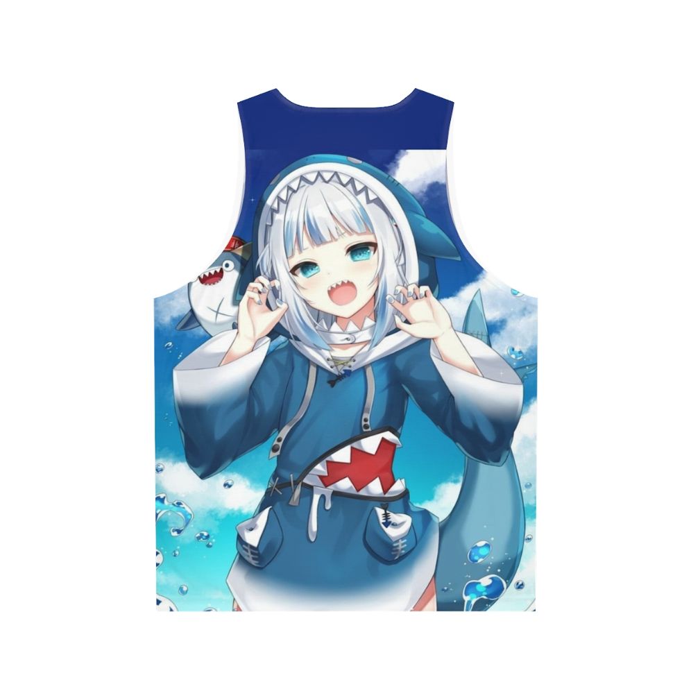 Gawr Gura Hololive Anime Tank Top - Back