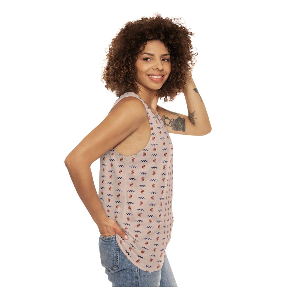 Doc Brown 1955 Sci-Fi Unisex Tank Top - women side