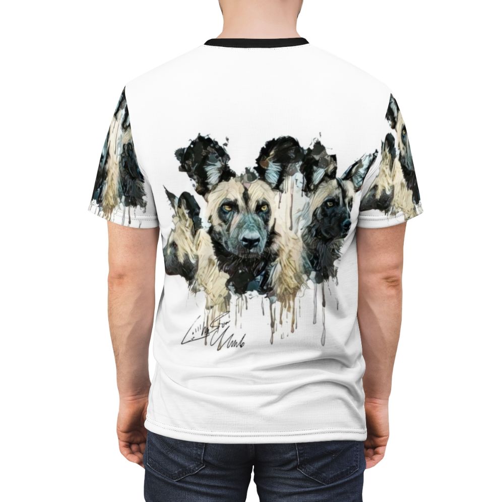 Cerberus Wild Dog Graphic T-shirt - men back