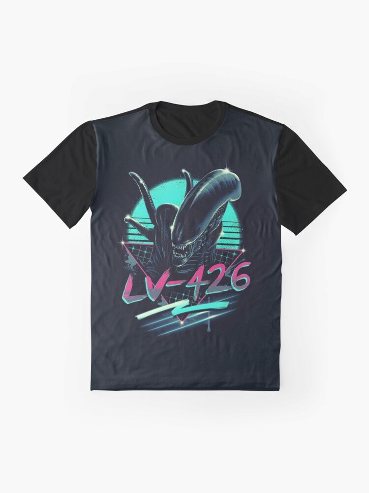 LV 426 Alien Xenomorph Graphic T-Shirt - Flat lay