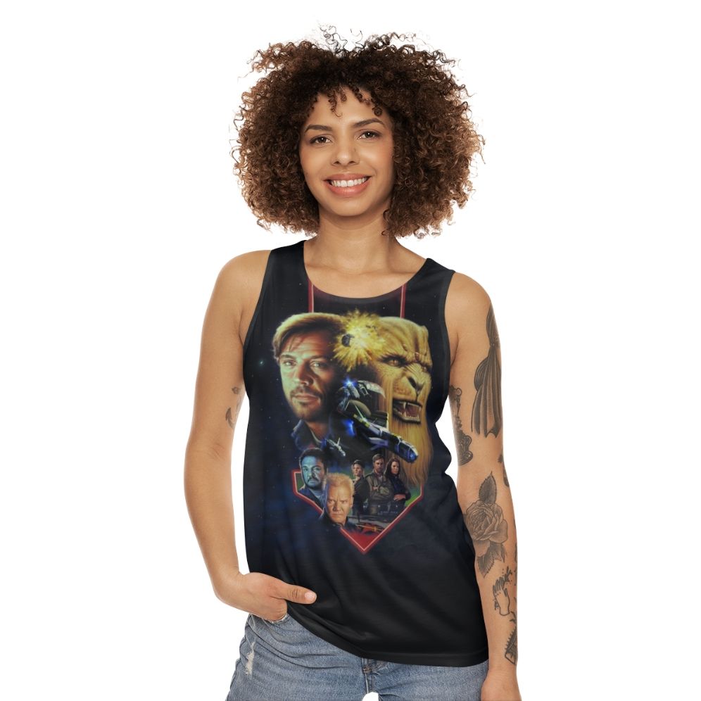 Wing Commander III Key Art Unisex Tank Top - women