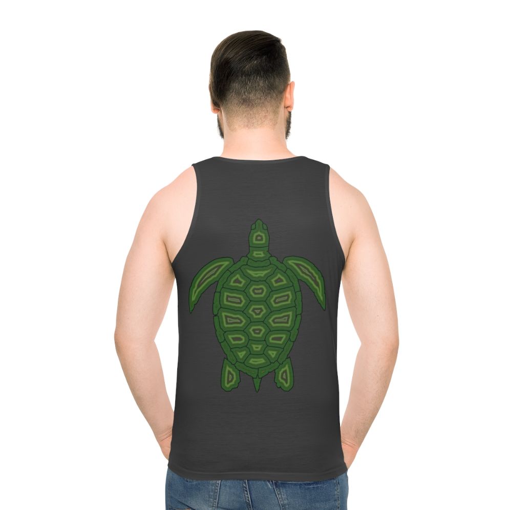 Turtle Legendary Animals Unisex Tank Top - men back