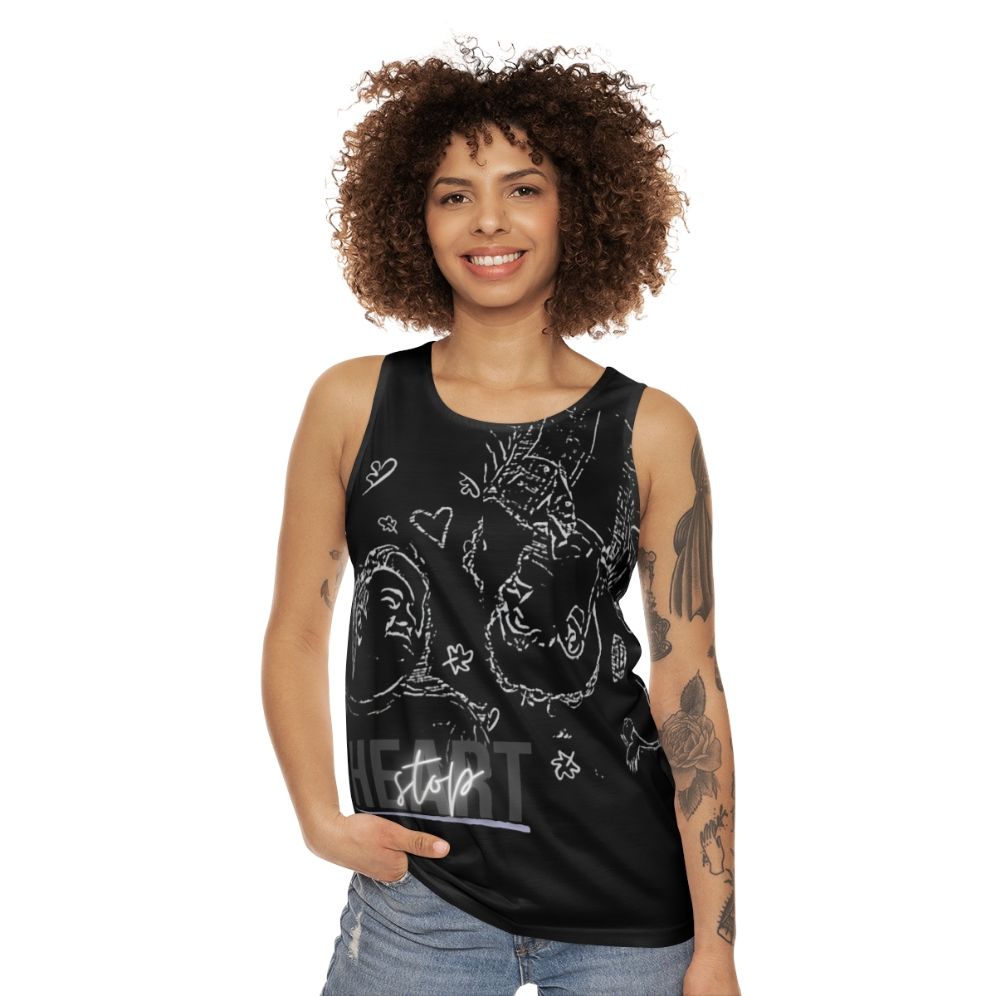 Heartstopper-inspired unisex tank top - women