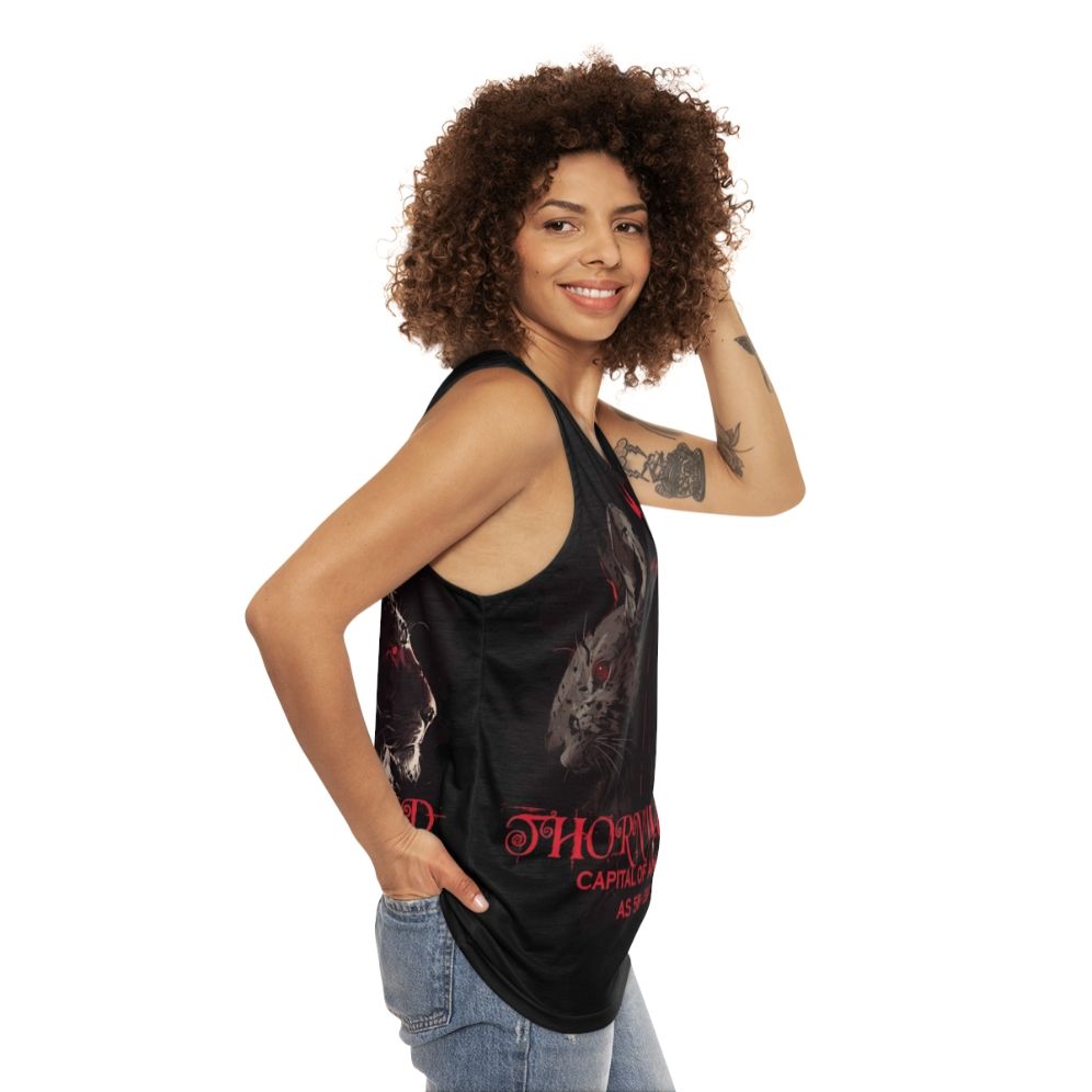 Thornwold Hardcore Medieval Unisex Tank Top - women side