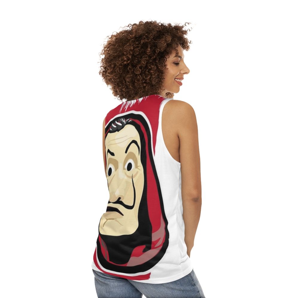 La Casa De Papel Money Heist Netflix Series Unisex Tank Top - women back