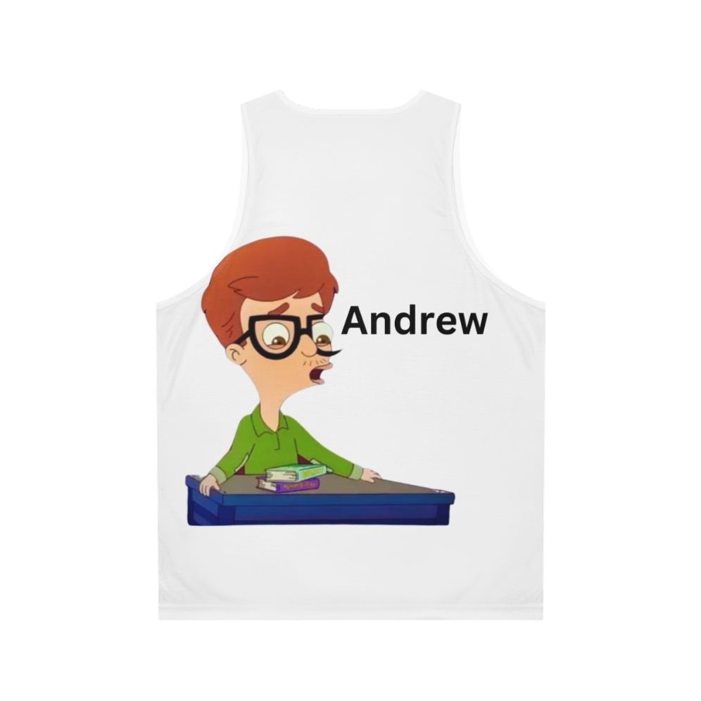 Big Mouth Andrew Glouberman Fanart Unisex Tank Top - Back