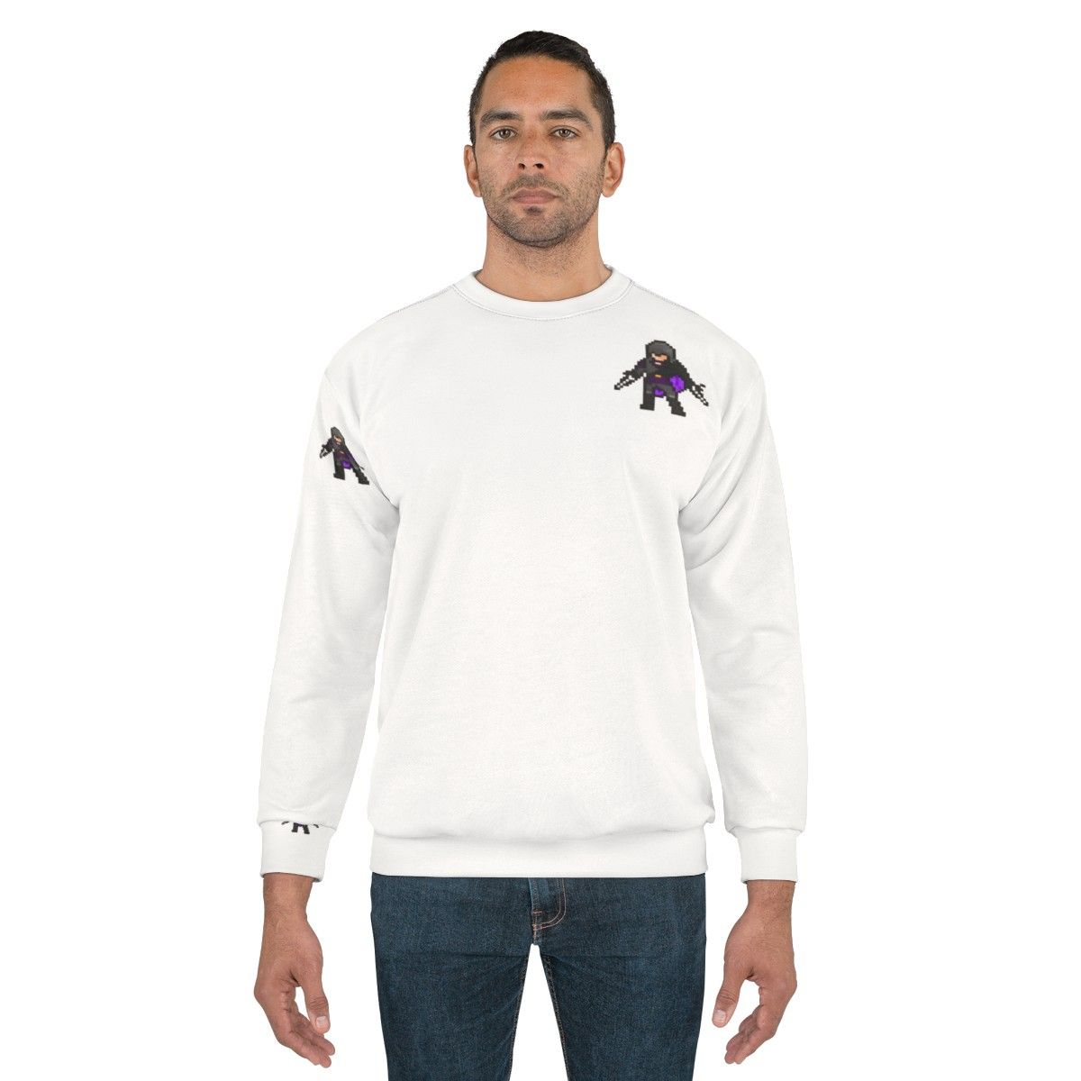 Assassin's Creed Dark Assassin Pixel Art Sweatshirt - men