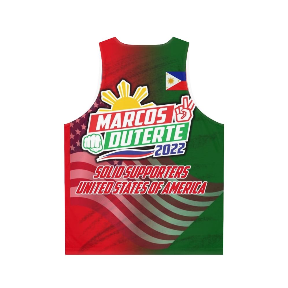 Marcos Duterte 2022 Unisex Tank Top - Back