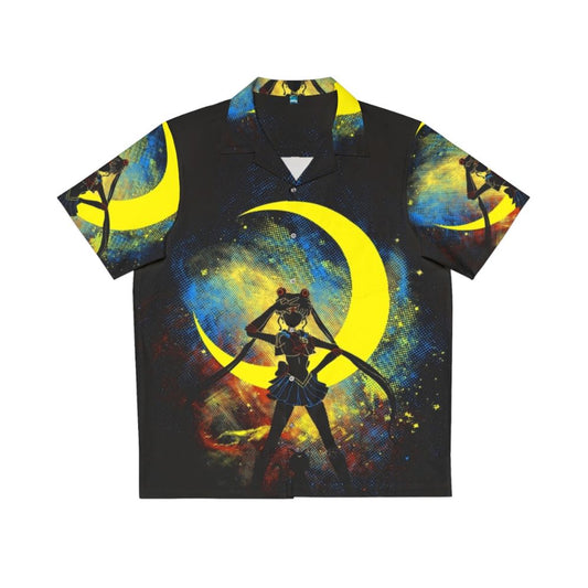 Celestial Moon Art Hawaiian Shirt