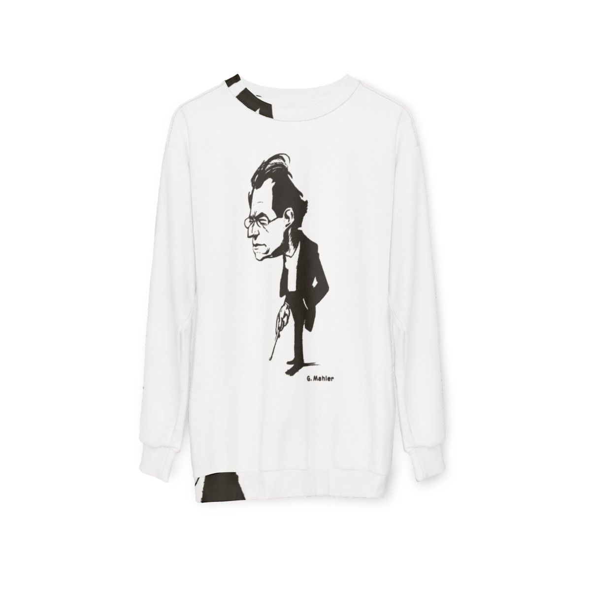 Gustav Mahler Conductor Sweatshirt - hanging