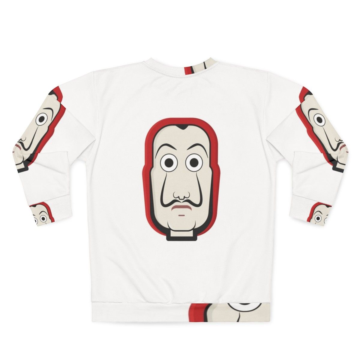 Money Heist La Casa de Papel Salvador Dali Mask Sweatshirt - Back