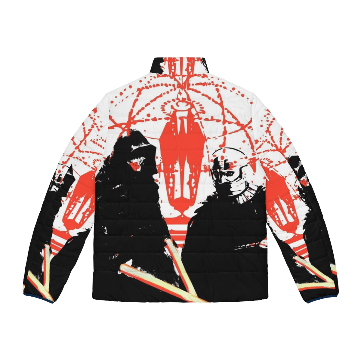 Darth Revan and Malak Star Wars The Old Republic Puffer Jacket - Back