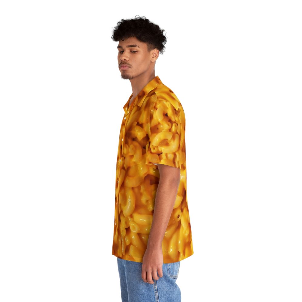 Cheesy mac and cheese themed Hawaiian shirt - People Left