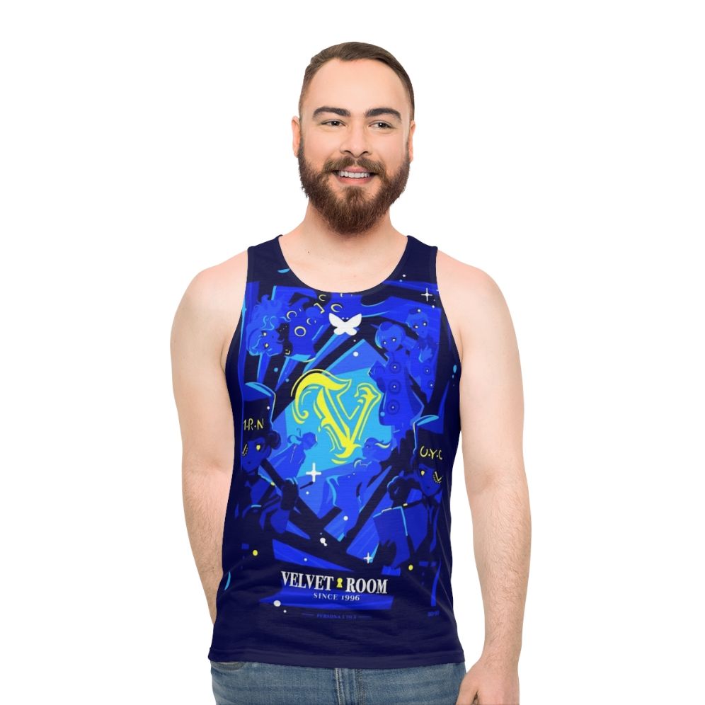 Persona 5 Velvet Room Unisex Tank Top - men