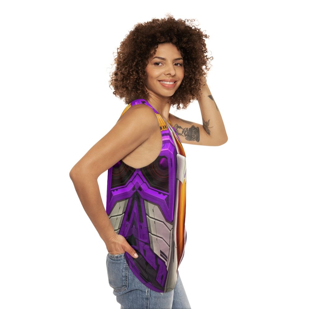 Transformers Skywarp Unisex Tank Top - women side