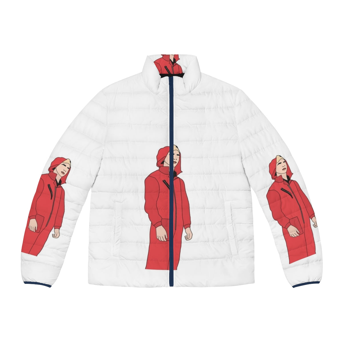 Money Heist Rio Puffer Jacket with Bella Ciao Patch