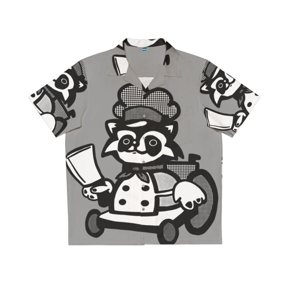 Overcooked Raccoon Hawaiian Shirt