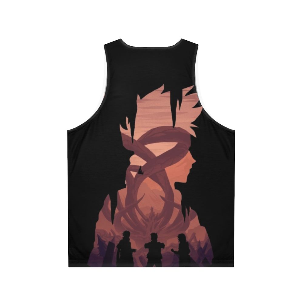 Unisex Anime Manga Hero Tank Top - Back