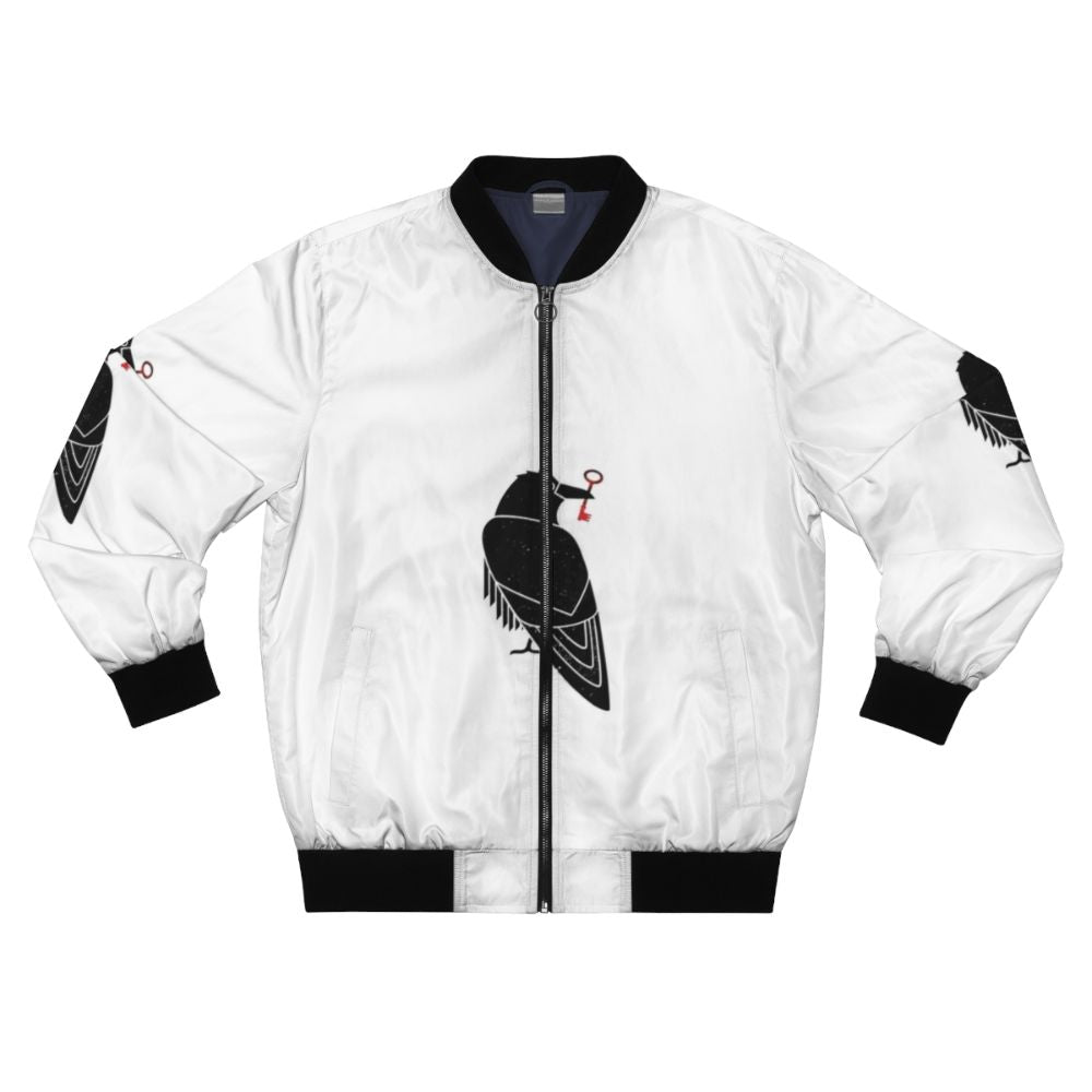 Sci-Hub Raven Bomber Jacket - A stylish and functional bomber jacket for science enthusiasts and researchers