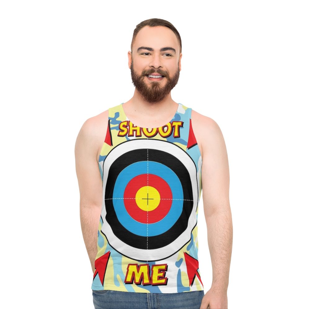 Paintball Stag Hen Do Target Unisex Tank Top - men