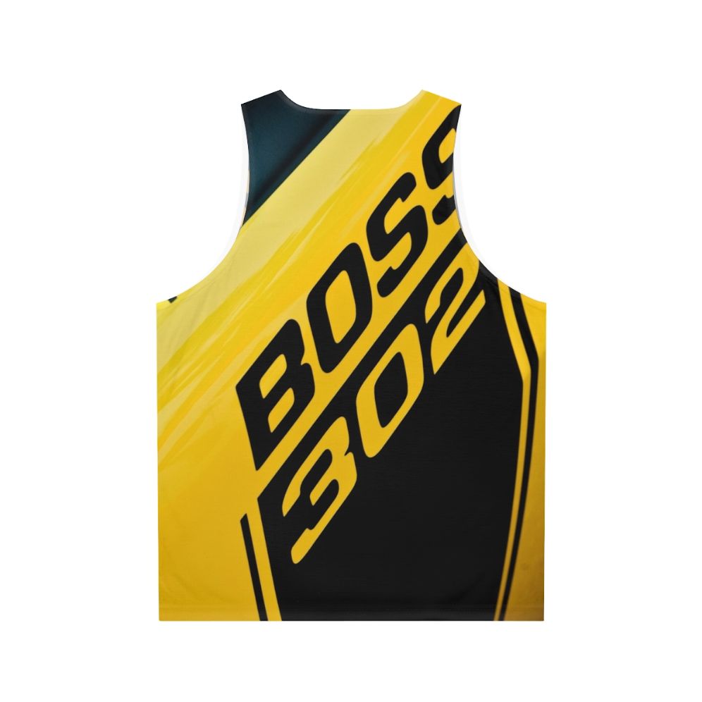 1970 Ford Mustang Boss 302 Emblem Tank Top - Back