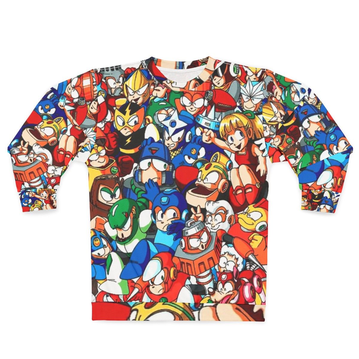 Mega Man Robot Masters Retro Gaming Sweatshirt