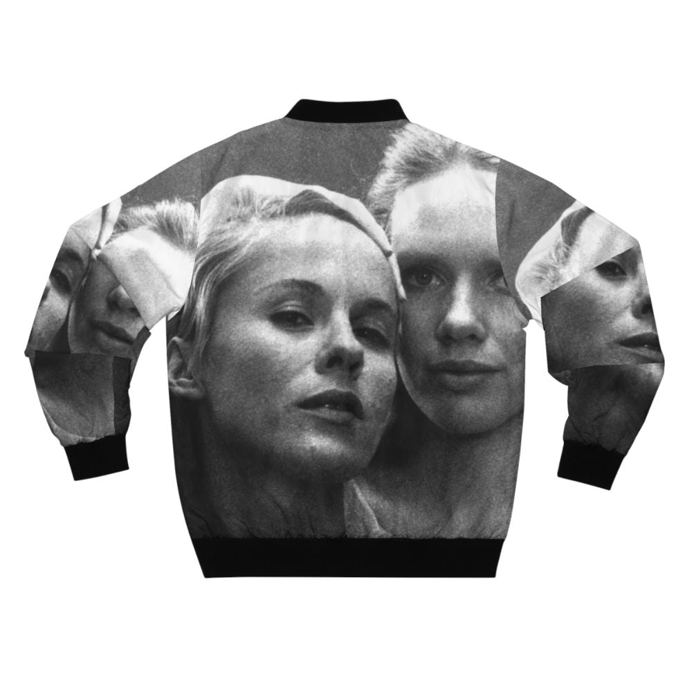 Persona Ingmar Bergman Bomber Jacket featuring iconic film and director imagery - Back