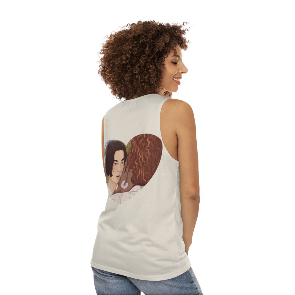 Heartstopper Tao Xu and Elle Argent Unisex Tank Top - women back