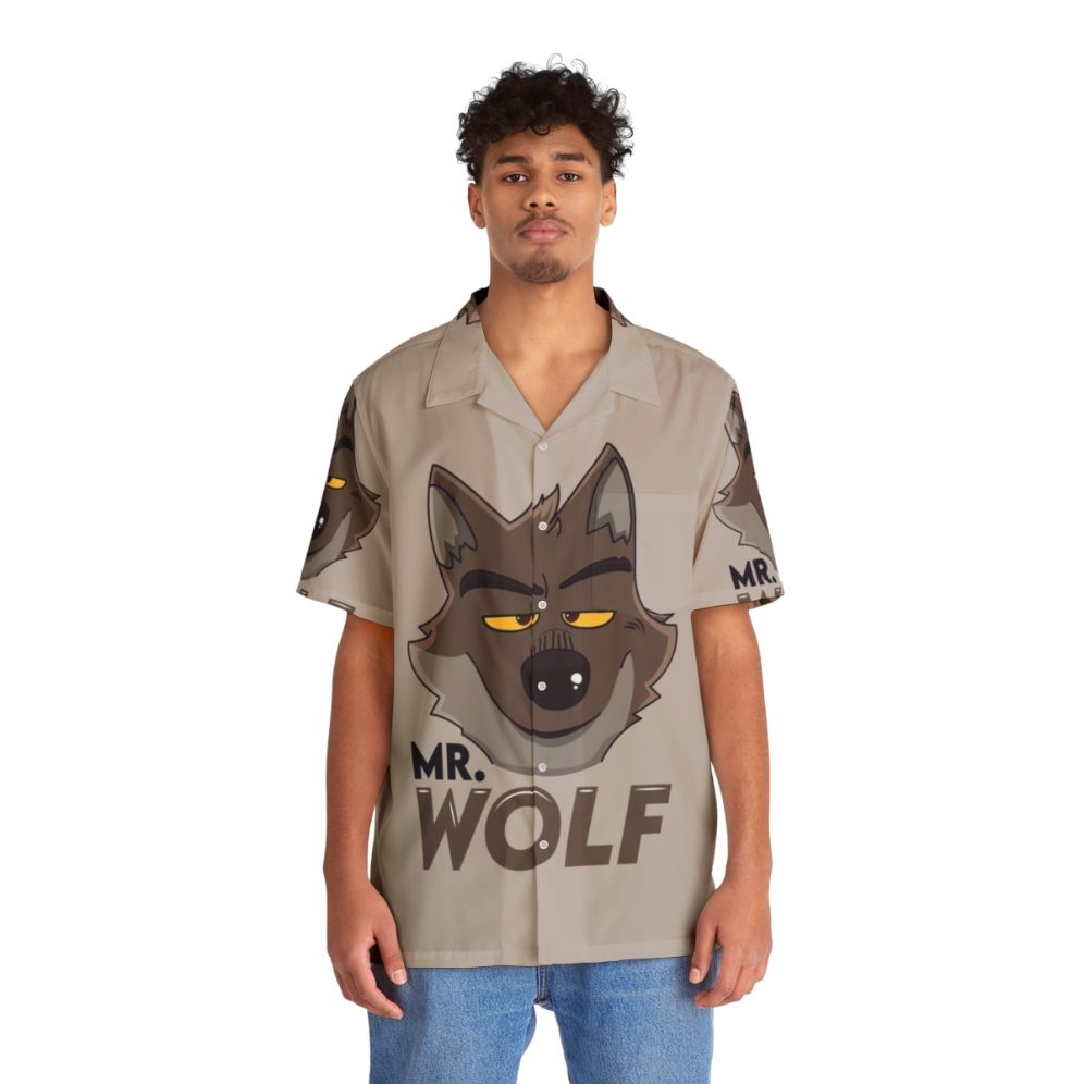 Mr Wolf The Bad Guys Movie Hawaiian Shirt - People Front