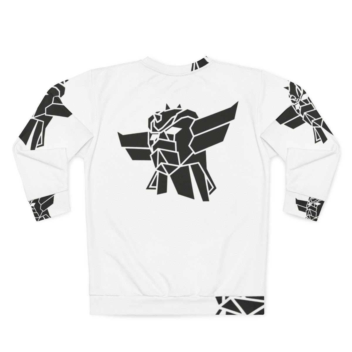 Goldorak Anime Inspired Retro Sweatshirt - Back