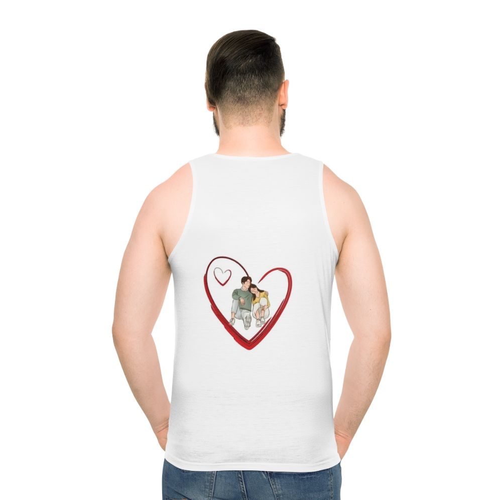 Young Royals Netflix Unisex Tank Top - men back