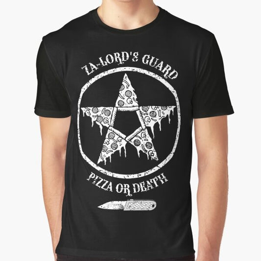 Harry Dresden "Za-Lord's Guard Pizza or Death" Graphic T-Shirt