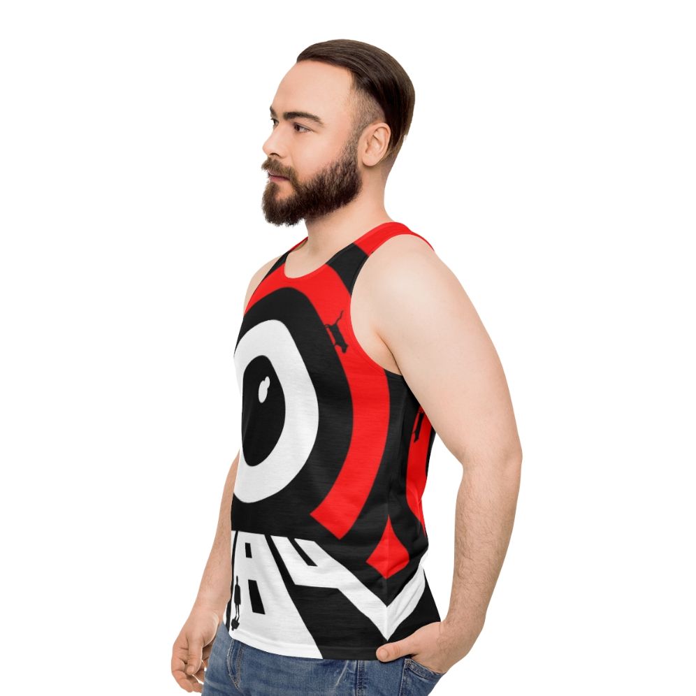 Unisex 1984 tank top with big brother design - men side