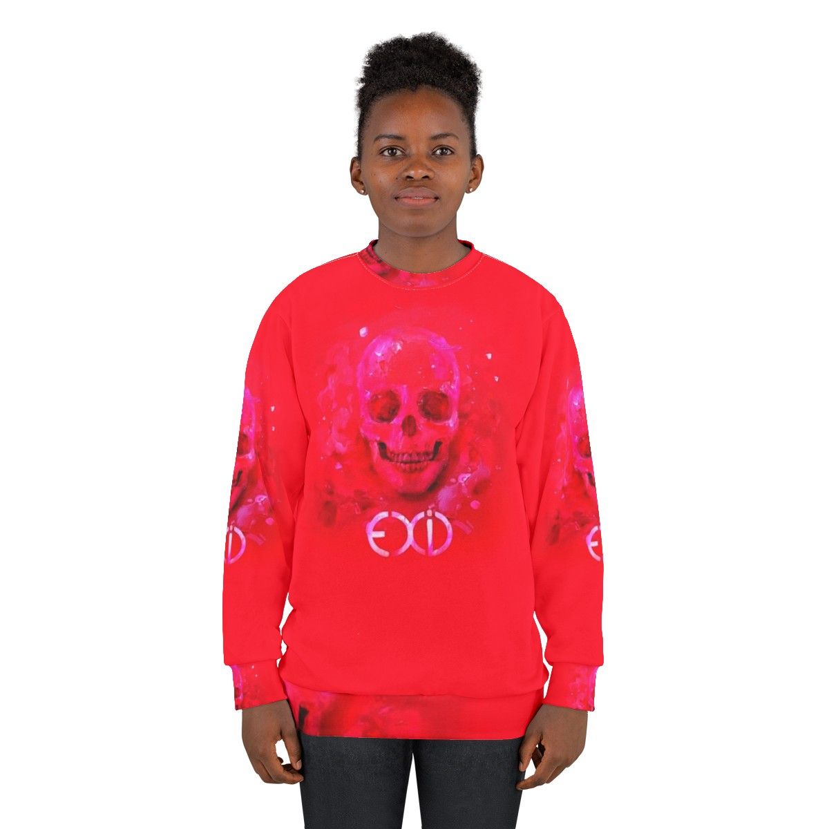 EXID Hot Pink Kpop Girl Group Sweatshirt - women