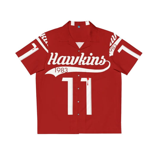 Hawkins High School 11 Hawaiian Shirt - Stranger Things Inspired 80s Fashion