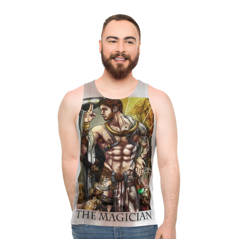 The Magician Unisex Tarot Apparel Tank Top - men