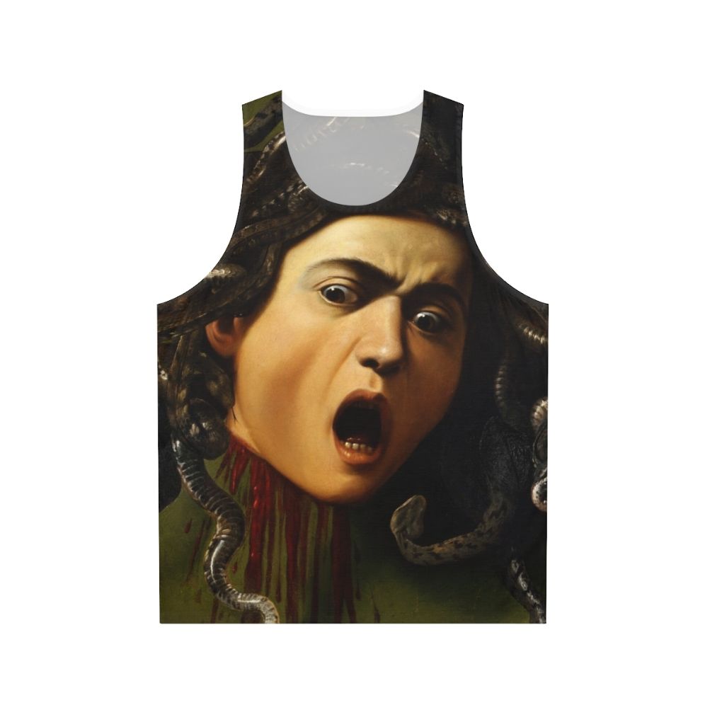 Medusa by Caravaggio Unisex Renaissance Tank Top