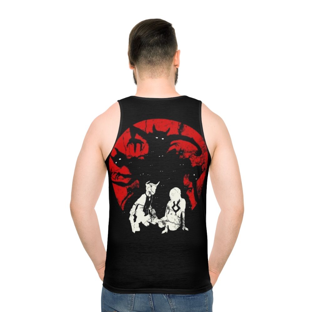 Ico V2 Unisex Gaming Tank Top - men back